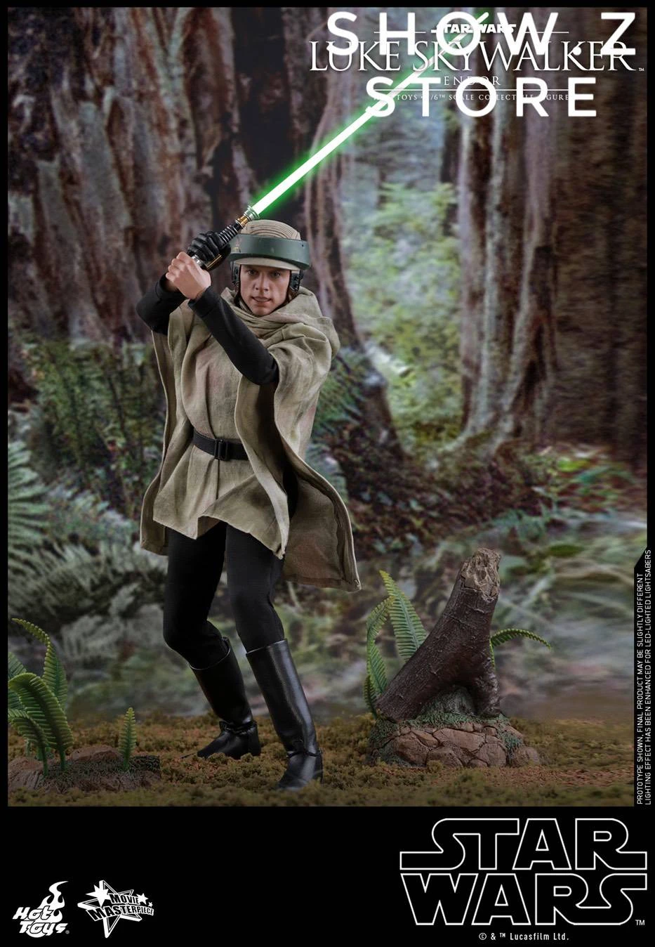 Hot Toys HT 1/6 Luke Skywalker MMS516 Star Wars: Return Of The Jedi Endor Standard Version 10 Hot Toys HT 1/6 Luke Skywalker MMS516 Star Wars: Return Of The Jedi Endor Standard Version - Image 8