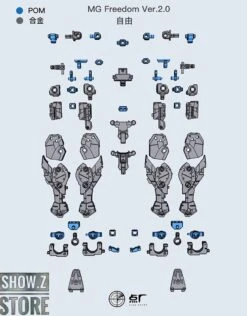 Point Factory Studio Metal Parts For Bandai MG ZGMF-X10A Freedom Gundam Ver. 2.0 10 Point Factory Studio Metal Parts For Bandai MG ZGMF-X10A Freedom Gundam Ver. 2.0 -Action Figures Store d10d245c6a