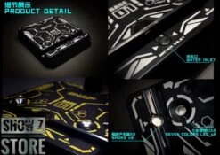 SNAP Remote Smoke Display Stand W/ LED Gold Version -Action Figures Store d3b7612a98