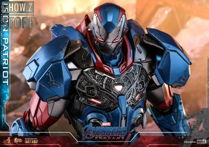 Hot Toys HotToys HT MMS547D34 1/6 Avengers: Endgame Iron Patriot Iron Man Collectible Figure 8 Hot Toys HotToys HT MMS547D34 1/6 Avengers: Endgame Iron Patriot Iron Man Collectible Figure - Image 6