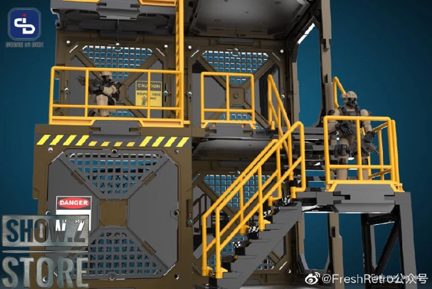 FreshRetro 1/18 1/24 SIB02 Scene In Box Guard Tower Model Kit 8 FreshRetro 1/18 1/24 SIB02 Scene In Box Guard Tower Model Kit - Image 6