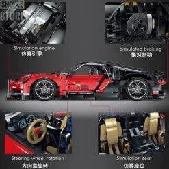 Lin07 Block 008 1/10 Bugatti Chiron Red Version 12 Lin07 Block 008 1/10 Bugatti Chiron Red Version -Action Figures Store e8bfe6d1b8