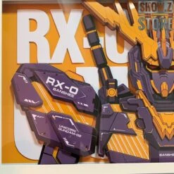 ChenFu Studio RX-0 Unicorn Gundam 02 Banshee 3D Wall Art Decoration Picture -Action Figures Store e97c46cf8a