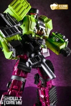 Jinbao DF03 Builder.D Devastator Green Version Set Of 6 Oversized Version -Action Figures Store eaa83ede79