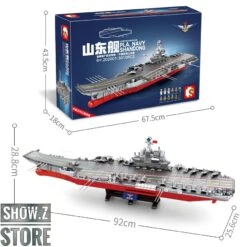 Sembo Block 202001 1/350 PLA Navy Shandong Military Aircraft Battleship -Action Figures Store ef14184394