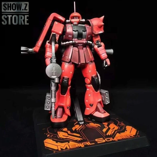 Metal Soldier MS 1/100 MS-06S MS06S Char's Zaku II Side 3 Side3 Red Comet Gundam Mobile Suit 12 Metal Soldier MS 1/100 MS-06S MS06S Char's Zaku II Side 3 Side3 Red Comet Gundam Mobile Suit - Image 10