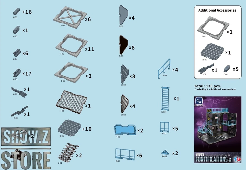 FreshRetro 1/18 1/24 SIB03 Scene In Box Fortifications-A Model Kit 9 FreshRetro 1/18 1/24 SIB03 Scene In Box Fortifications-A Model Kit - Image 7