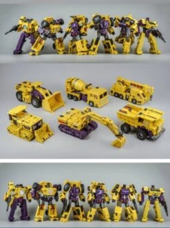 Toyworld TW-C07B Constructor Devastator Yellow Set Of 6 -Action Figures Store fbb7f81a59