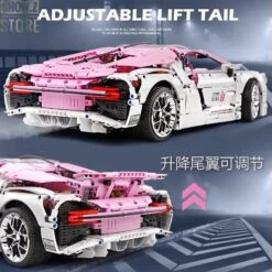 Lin07 Block 007 1/10 Bugatti Chiron Pink Version -Action Figures Store fe93f84e40