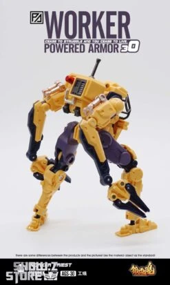 Forging Soul 1/60 AGS-30 Powered Armor Series Worker Priest Yellow Version -Action Figures Store fed0275ee4